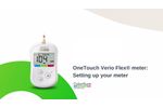 OneTouch Verio Flex meter - Setting Up Your Meter - Video