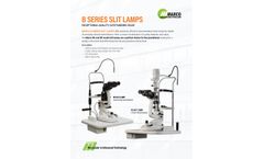 LOMBART Marco - Model B3 - Slit Lamp - Brochure