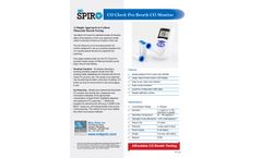 MD Spiro - CO Check Pro - Breath Monitor - Datasheet