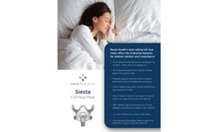 Siesta - Model SFF - Ful Face Mask - Brochure
