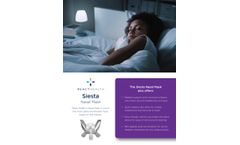 Siesta - Model SNM - Nasal Mask - Brochure