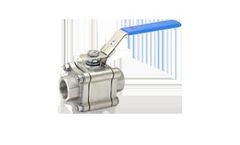 KdV - Model 3 Pcs Screwed, Butt Weld, Socket Weld - Ball Valves