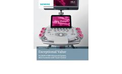 Siemens - Model Acuson S1000 - Ultrasound System - Brochure