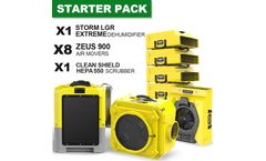 AlorAir - Model Storm LGR Extreme pack - Dehumidifier, Air Movers And Scrubber Commercial Water Damage Restoration Equipment Package
