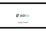 Apply ML Model in JADBio - Video