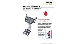 Tanita - Model MC-780U plus P - Multi Frequency Segmental Body Composition Analyzer with Column - Brochure