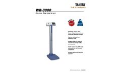 Model WB-3000 - Digital Physician`s Model 660 lb Capacity with BMI - Brochure
