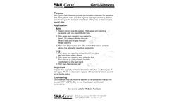 Skil-Care - Geri-Sleeves - Brochure