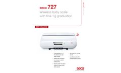 seca - Model 727 - EMR-Validated Baby Scale Datasheet