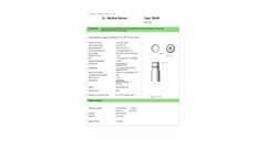 Sensoronics - Model SS-05 - Medical Oxygen Sensor - Specifications Sheet