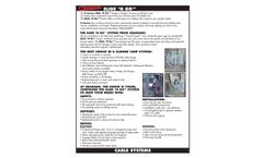 Cramaro - Model Slide N Go -  Truck & Trailer Tarp System - Brochure