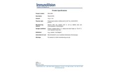 ImmunoVision - Model DNA-3000 - DNA (Double Stranded) from Plasmid Specifications - Brochure