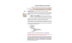Five Steps to Specifying a Filter Bag Brochure