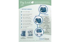 SteriGear - Model Fig Leaf Lite - Urinary Drain Bag - Brochure