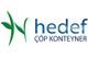 Hedef Çöp Konteyner Metal Temizlik