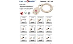 Anacom MedTek - Geriatric Call Cord - Brochure