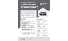 Airos - Model 6 - 6-Chamber Sequential Compression Device for Medicare Population - Brochure