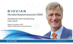 Microbial protein track record - Biovian CDMO - Video