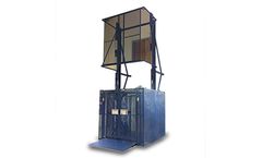 Autoquip - Model VRC - 2-Post Hydraulic Straddle Freight Lift