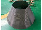 Btoslot - Stainless Steel Wedge Wire Screen Basket for Centrifuge Dewatering