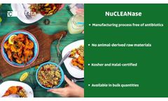 NuCLEANase - Food grade endonuclease that degrades DNA & RNA - Video