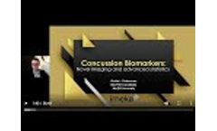 Concussion Biomarkers: Novel Imaging and Advanced Statistics - Video