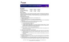 Clean Genome E. coli Electrocompetent Cell Protocol - Datasheet