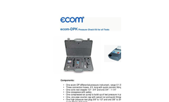 Ecom - Model DP Engine - Differential Pressure Meter - Brochure