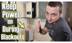 Power your House with a Husky 48v 5.3kwh LiFePO4 Battery! BigBattery.com Test Review - Video