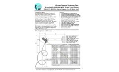 Model OSSI-010-002F - Wave Staff for Water Level Sensor - Brochure