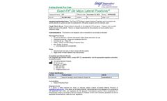 Exact-Fit De Mayo Lateral Positioner - Manual