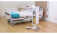 Stiegelmeyer | Bedside cabinet Quado | space-saving and mobile - Video