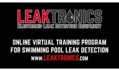 Online Swimming Pool Leak Detection Training from LeakTronics - Video