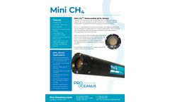 Pro-Oceanus - Model Mini CH4 - Submersible pCH4 Sensor - Datasheet