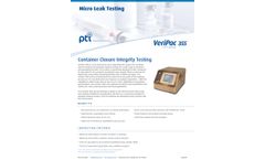VeriPac - Model 355 - Micro Leak Detection System Brochure