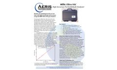 Aeris MIRA - Model Ultra VOC - High Accuracy Formaldehyde Analyzer - Brochure