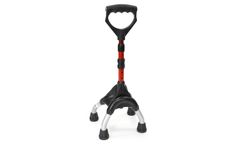 Walk Easy - Model 324 - Toddler Quad Cane With Closed-Loop Handle