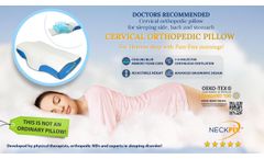NeckFix Cervical Pillow for Neck Pain - presentation - Video