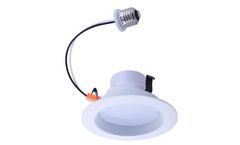 LightingX - Model DK4-10W/8/827-D-120-W/B - 4 Inch - 10W Downlight Kit
