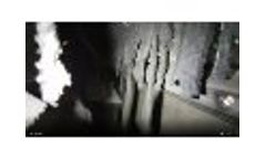 Wet Product Formed After Roller Press - Video