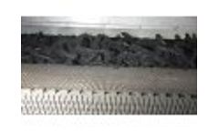 Wet Material On Dryer Belt - Video