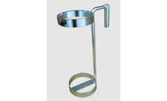 FWF - Model 1129S - Stryker Bed Rack Holds One D or E (4.38 Inch DIA) Style Oxygen Cylinder