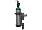 FWF - Model 2115 - Wheelchair Mountable Oxygen Rack for an M6 Style (3.20 Inch DIA) Oxygen Cylinder