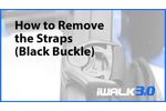 iWALK3.0 Support - How to Remove Black T Lock Buckle (Strap End Locking Buckle) - Video