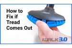 iWALK3.0 Support - How To Fix if Tread Comes Out - Video