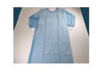 C&P - Model JE-GS012-MI - Disposable Three Resistance Wood Pulp Surgical Gown With Knitted Cuff