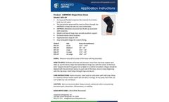 Advanced Orthopaedics Deluxe - Model L1810 and L1812 - 903-AP-905-AP-907-AP-908-AP-909- - Airprene Hinged Knee Brace - Brochure