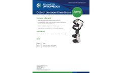 Cobra?? - Model 902-R-L - L1843 and L1851 - Unloader Knee Brace - Brochure