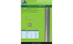 Vitipal - Model P130 - Vignard Steel Poles - Brochure