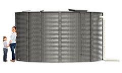 Aquamate - Model UR4D205 - 16,000 Gallon Fire Water Storage Tank (Space Saver)